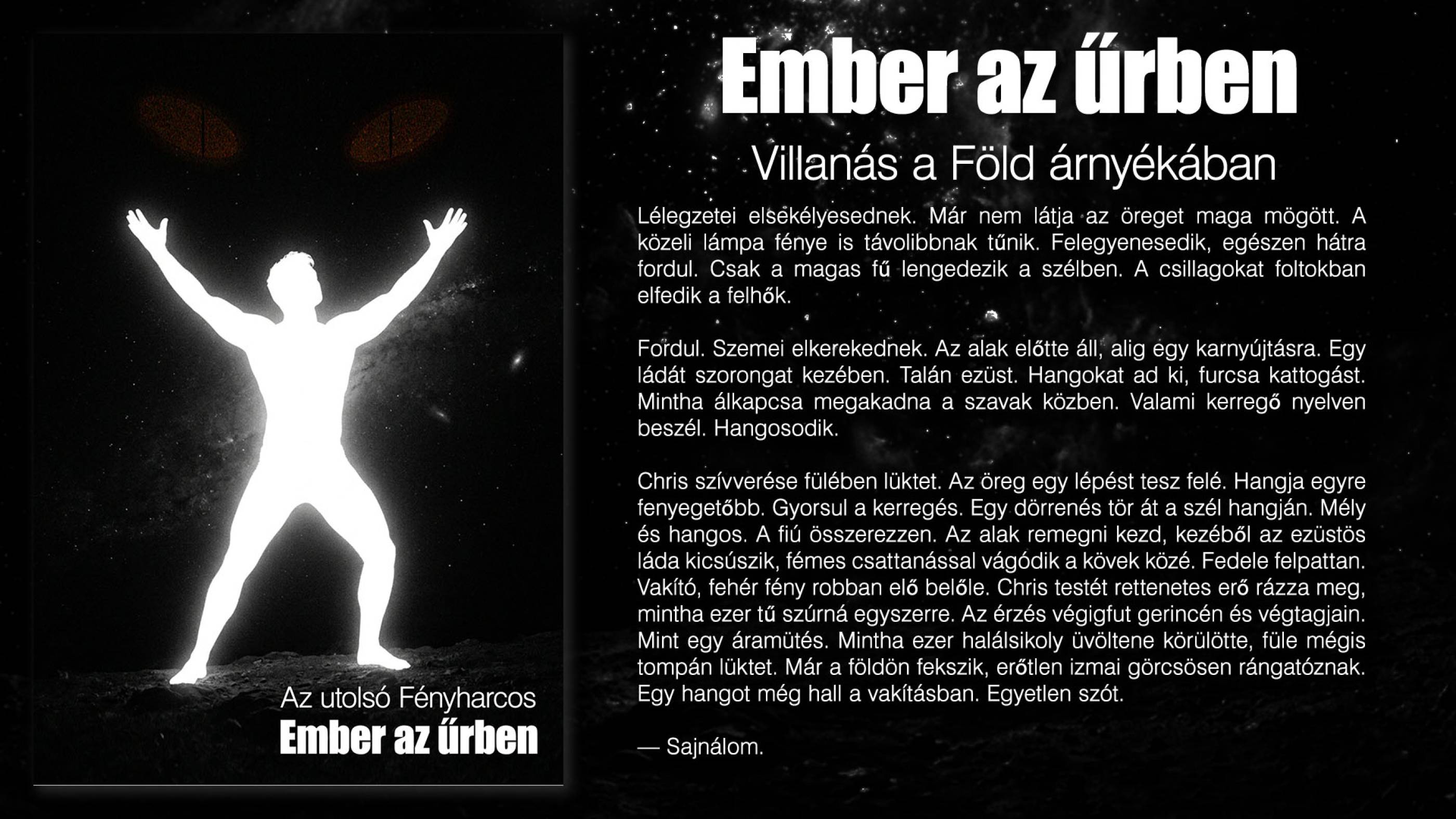 Villanás a Föld árnyékában borító