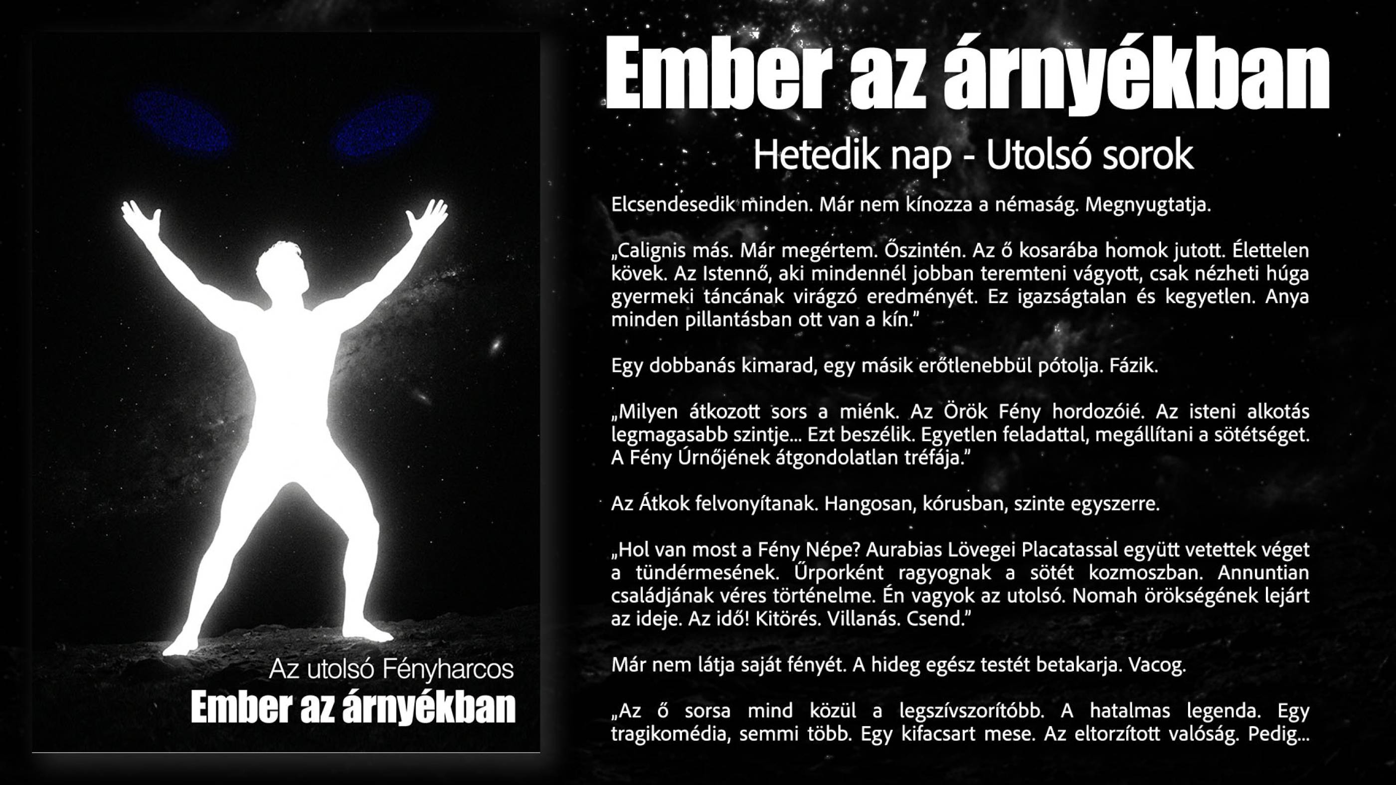 Hetedik nap - Utolsó sorok borító