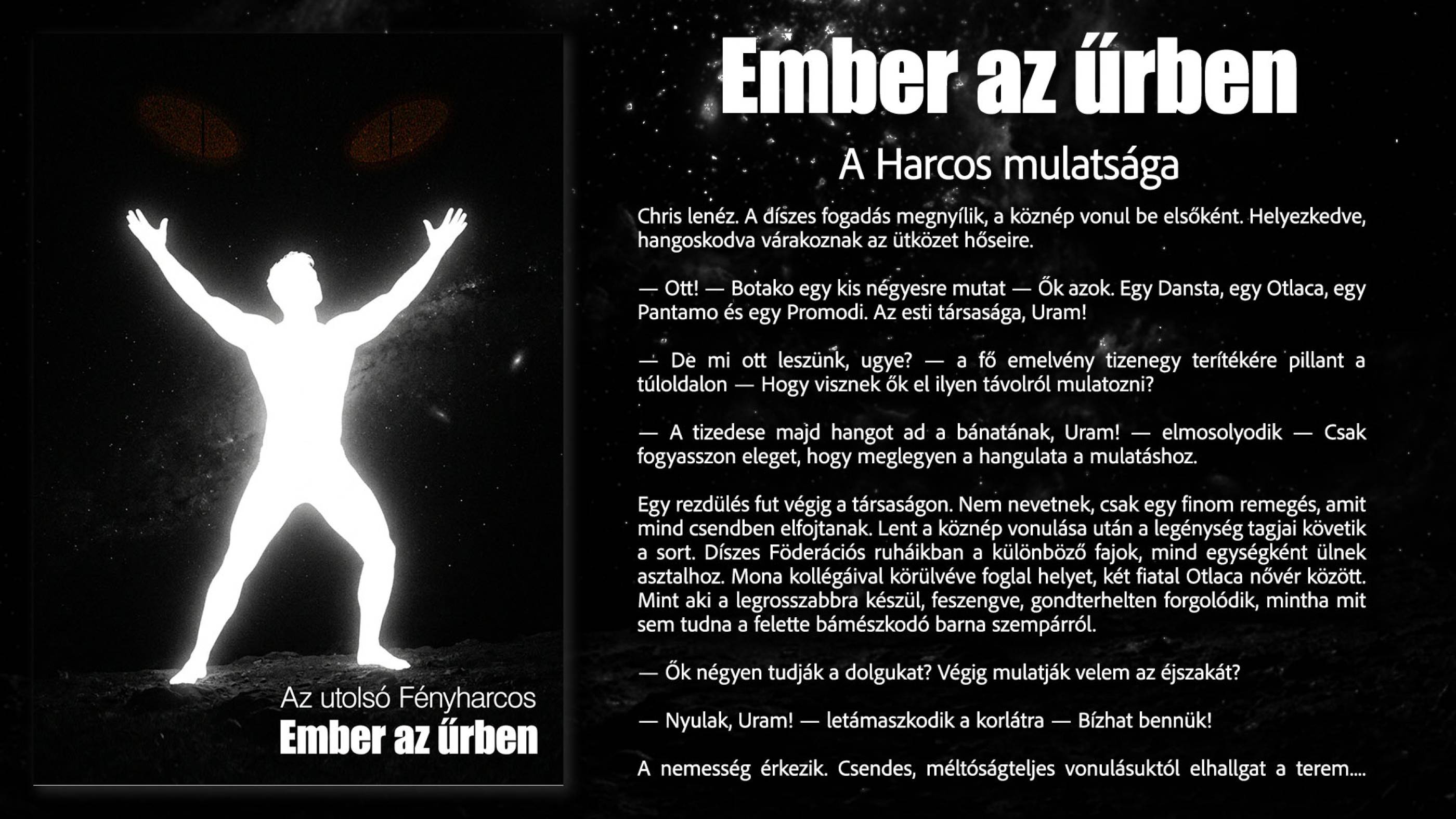 A Harcos mulatsága borító
