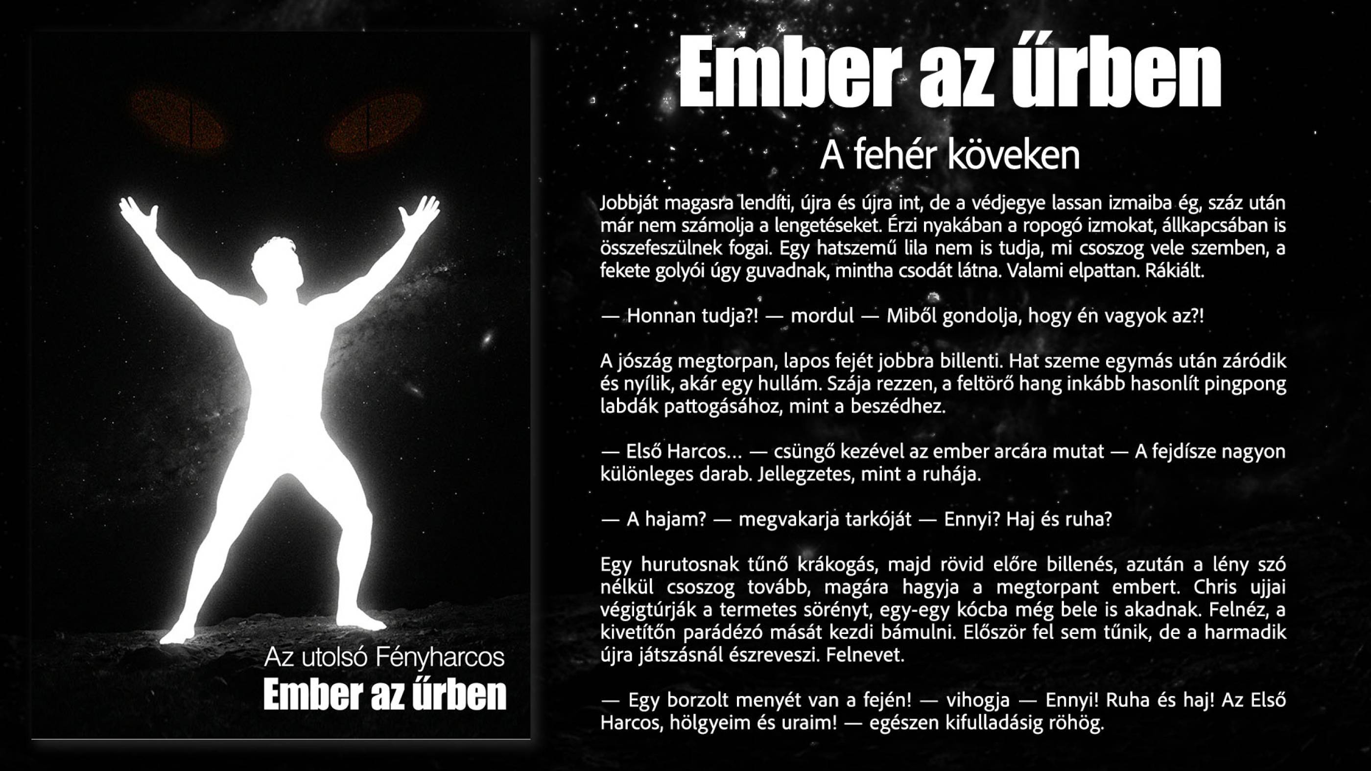 A fehér köveken borító